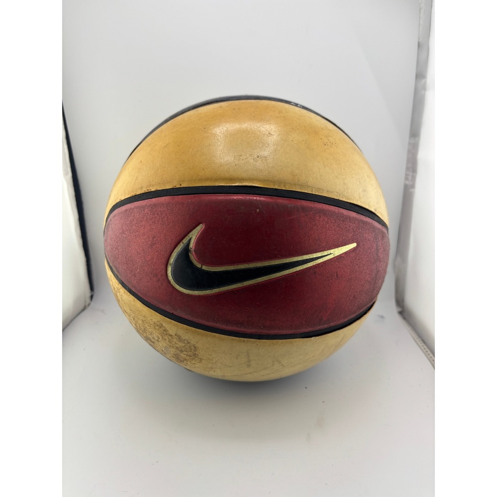 Vintage Nike Basketball Size 7 29.5 Red Blue Yellow Swoosh Logo Retro Ball